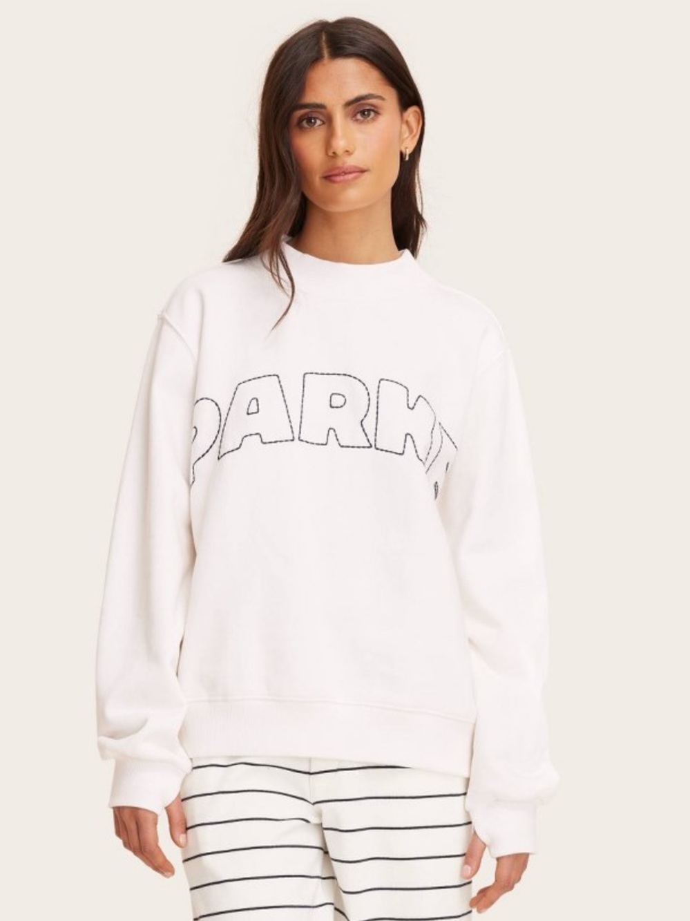 Parke x Target White Sweatshirt L/XL
